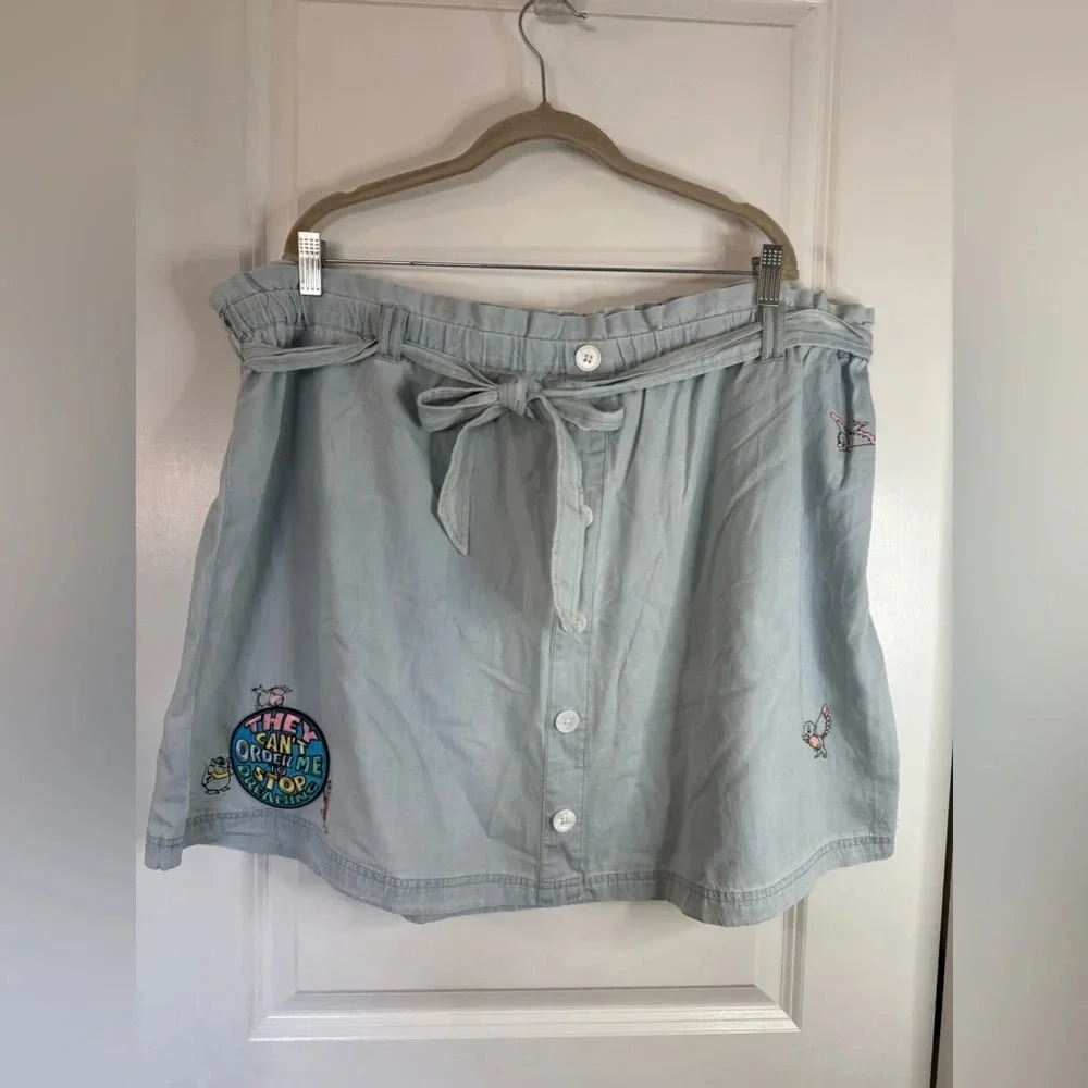 NWT Disney Parks Cinderella Button-Up They Can’t Stop Me From Dreaming Skirt